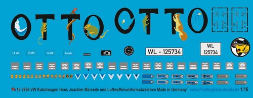 Peddinghaus decals 2956 - peddinghaus-decals, 1/16
